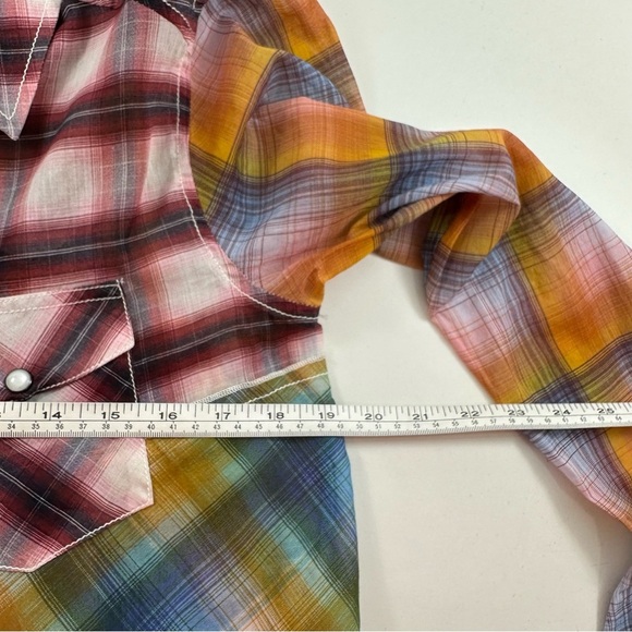 NWT Free People Prairie Plaid Maxi Dress Womens XS Long Sleeve Lightweight - Picture 6 of 10